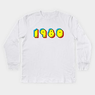 1980 Arcade (variant) Kids Long Sleeve T-Shirt